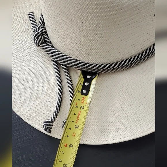 Texas Hat Company Genuine Shantung 20X Western Cowboy Hat, Natural, Sz 7 1/4" - Picture 15 of 15